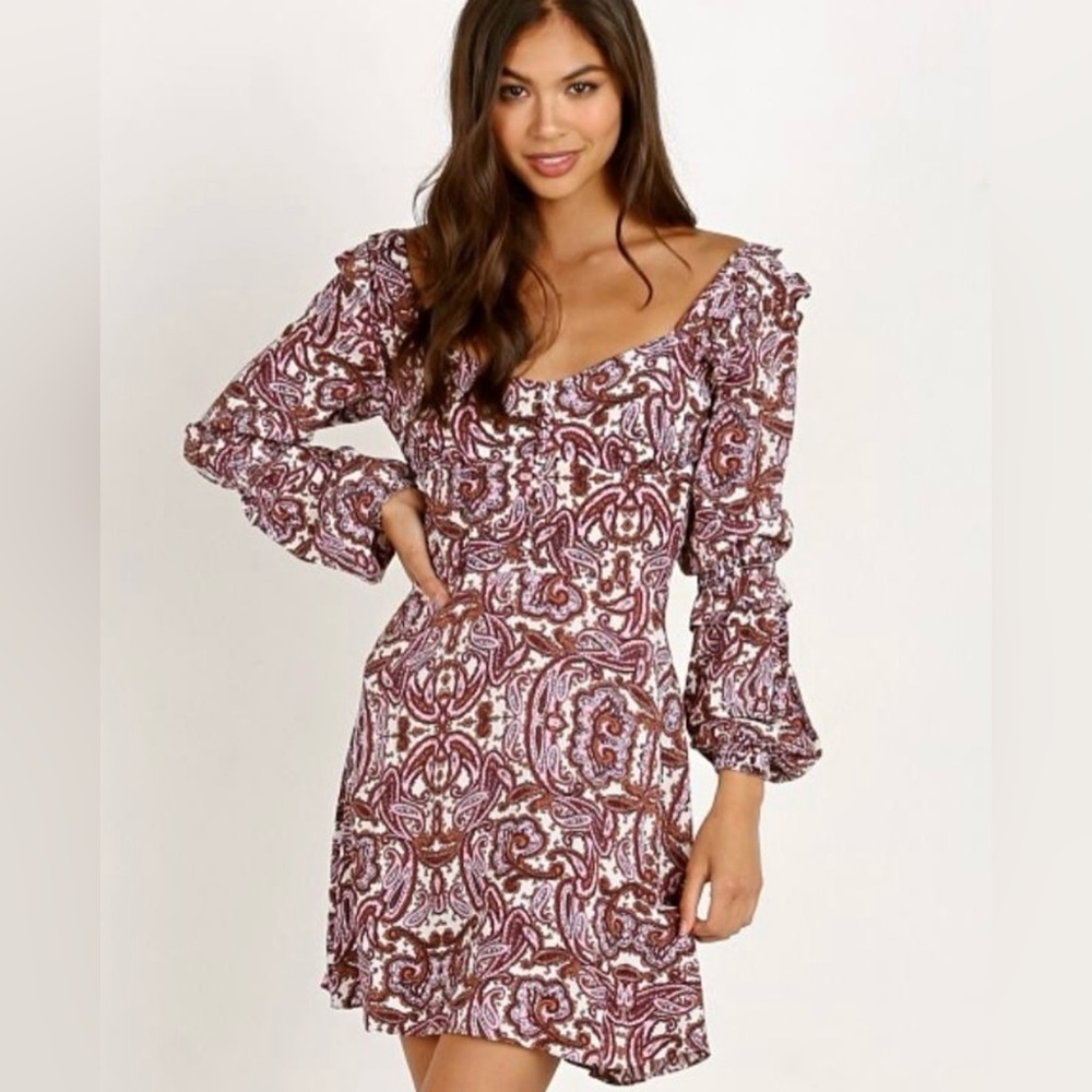 NWOT For Love and Lemons Georgi Babydoll Dress